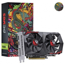Placa de Vídeo PCYes GeForce GTX 1050 TI 4GB GDDR5 128 Bits DualFan Graffiti Series - PA1050TIGTX4DR5