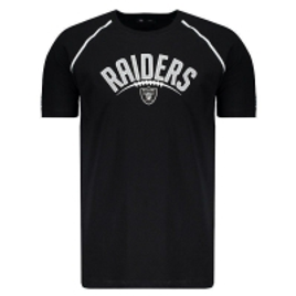 Imagem da oferta Camiseta New Era NFL Oakland Raiders Preta e Branca