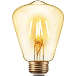 Imagem da oferta Lâmpada Filamento LED ST64 4W 2200K Elgin Bivolt Ambar Luz Amarela Quente