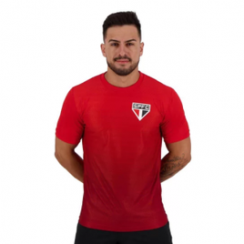 Imagem da oferta 2 Unidades Camisa São Paulo Half Masculina - Vermelho