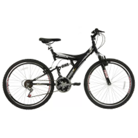 Imagem da oferta Bicicleta Track Bikes TB 300 XS 300 Aro 26 Com Suspensão Dupla 18v - Preto