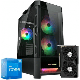 Imagem da oferta PC Gamer FPS Headshot Core I5 12400F NVídia GeForce™ RTX 4060 16GB Ram SSD M.2 500GB Gabinete RGB