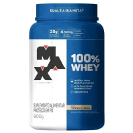 Imagem da oferta Whey Protein 100% Max Titanium 900g