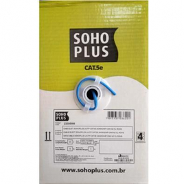 Cabo LAN Furukawa CAT 5E CMX Azul Soho Plus 305m