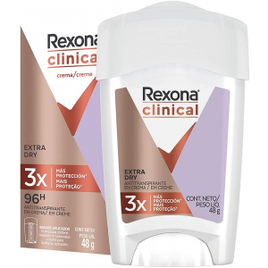 Imagem da oferta Desodorante Antitranspirante Feminino Rexona - Clinical Extra Dry 48g