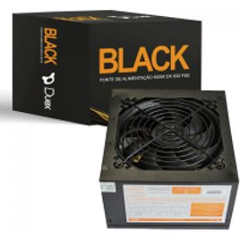 Imagem da oferta Fonte Duex 600W Black DX 600FSE