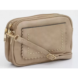 Bolsa Feminina Transversal Tachas Gash