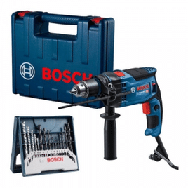 Imagem da oferta Furadeira Martelete Impacto Bosch Gsb 16 Re 850w Kit Brocas 110v