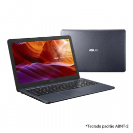 Notebook Asus VivoBook i3-7020U 4GB SSD 256GB Intel HD Graphics 620 15,6” - X543UA-GQ3430T