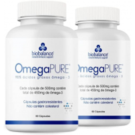 Omega 3 Pure BioBalance Nutraceuticals - 60 Cápsulas