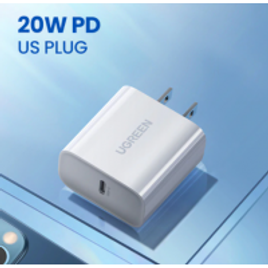 Imagem da oferta Plug Carregador Ugreen Quick Charge 4.0 3.0 QC PD 20w