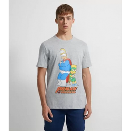 Imagem da oferta Camiseta Manga Curta Estampa Bart e Homer