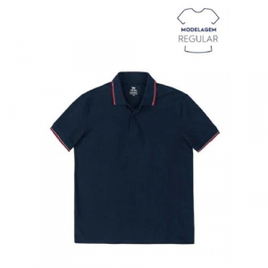 Camisa Polo Masculina Básica Regular em Algodão - Hering