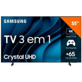 Imagem da oferta Smart TV 55 polegadas 4K Samsung Crystal UHD com Gaming Hub UN55CU8000