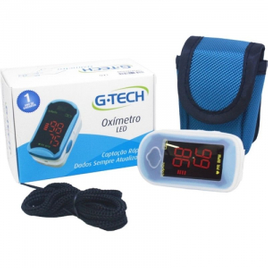 Imagem da oferta Oxímetro de Pulso Portátil G-Tech Modelo Led Azul