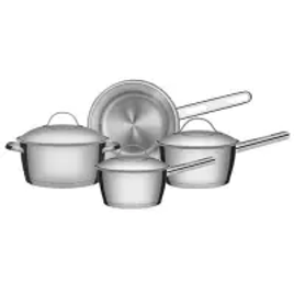 Imagem da oferta Conjunto de Panelas Tramontina Allegra 65650270 Inox - 4 Peças