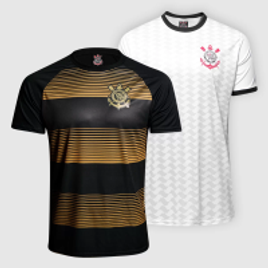 Imagem da oferta Kit 2 Camisas Corinthians Libertados Silverstone Masculinas - Tam M