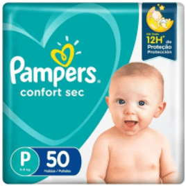 Imagem da oferta Fralda Pampers Confort Sec P - 50 Unidades