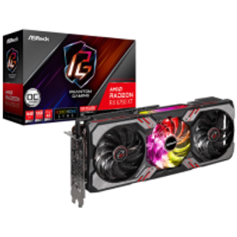 Placa de Vídeo AsRock AMD Radeon RX 6750 XT Phantom Gaming D 12 OC 12GB GDDR6 - RX6750XT PGD 12GO / 90-GA3NZZ-00UANF