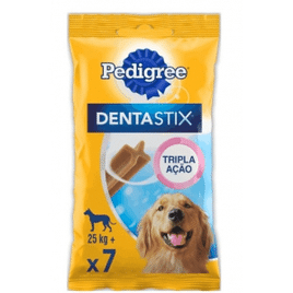 Imagem da oferta 3 Pacotes Petisco Pedigree Dentastix Cuidado Oral Para Cães Adultos Raças Grandes - 7 unidades (Total 21 Unidades)