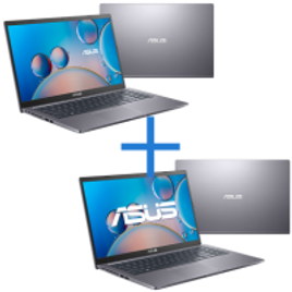 Notebook Asus i3-1005G1 4GB SSD 256GB X515JA-BR2750 + Notebook ASUS Celeron N4020 4GB 256GB X515MA-BR765W