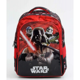 Imagem da oferta Mochila Escolar Infantil Darth Vader Disney - Vermelho e Preto
