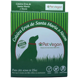 Coleira Erva de Santa Maria & Neem para Cães Acima 15 KG