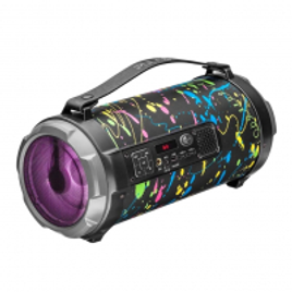 Imagem da oferta Caixa De Som Pulse Bazooka Paint Blast Bluetooth 120W Bivolt - SP362