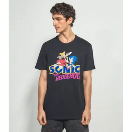 Imagem da oferta Camiseta Manga Curta com Estampa Sonic