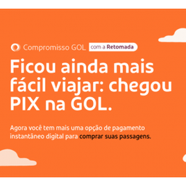 Imagem da oferta Ganhe Wifi a Bordo em Compras com Pix, Picpay e Mercado Pago na Gol Linhas Aéreas