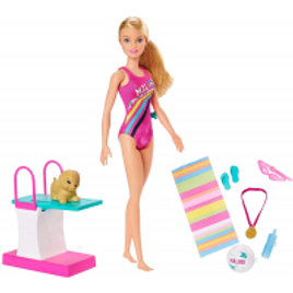 Imagem da oferta Boneca Barbie Dreamhouse Adventures: Barbie Nadadora GHK23 - Mattel
