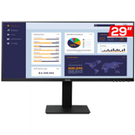 Imagem da oferta Monitor Zinnia Pegasi Pro UW29, 29 Pol, IPS, Ultrawide, WFHD, sRGB 100, 100Hz, FreeSync, HDMI/DP, ZNO-PGSIPRO-BL01