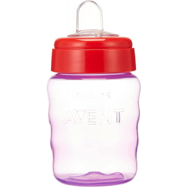 Copo Bico Silicone Easy Sip - 260 ml - Philips Avent - Lilás / Vermelho