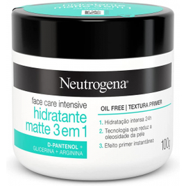 Imagem da oferta Hidratante Facial Neutrogena Face Care Intensive Matte 3 em 1 - 100g