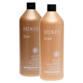 Imagem da oferta Shampoo E Condicionador 1l All Soft Redken Hidratação E Maciez Para Cabelos Secos