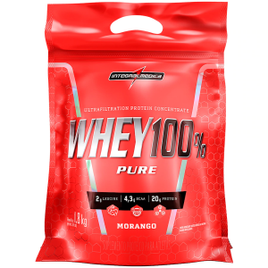 Whey Protein Integralmédica Morango 100% Pure - 1,8Kg