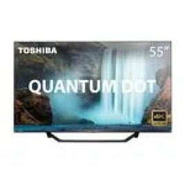 Imagem da oferta Smart TV Qled 55" Toshiba Vidaa Smart Uhd 4k Quantum Dot - TB001