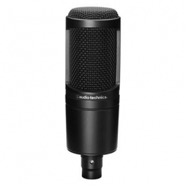Microfone Condensador Cardióide Audio-Technica XLRM de 3 pinos - AT2020
