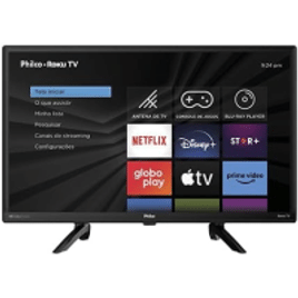 Imagem da oferta Smart TV 24” Philco PTV24G5YR2CP Roku TV Dolby Audio