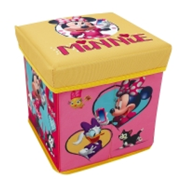 Imagem da oferta Caixa Organizadora com Tampa em MDF 2 Peças Amarelo e Rosa Zippy Toys 6175