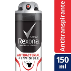 Imagem da oferta 8 Unidades Desodorante Aerosol Rexona Antibacterial+Invisible Masculino 150ml