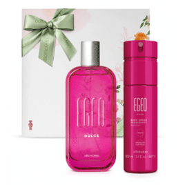 Imagem da oferta Combo Presente Dia das Mães Egeo Dolce: Desodorante Colônia 90ml + Body Spray 100ml + Caixa de Presente