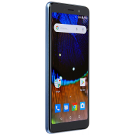 Imagem da oferta Smartphone Multilaser Ms50X 4G Quadcore 1Gb Ram Tela 5,5 Dual Chip Android 8.1 Azul/Preto - NB733
