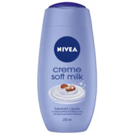 3 Unidades Sabonete Corporal Líquido Nivea Soft Milk - 250ml