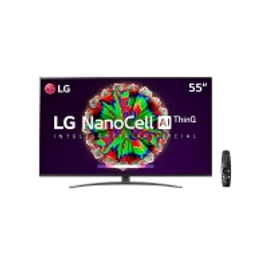 Imagem da oferta Smart TV Nanocell 55" LG NANO81SNA 4K Bluetooth Thinq Ai Google Assistant Amazon Alexa Quad Core Processor