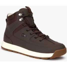 Tênis Lacoste Urban Breaker Masculino - Marrom Escuro+Branco - Tamanho 42