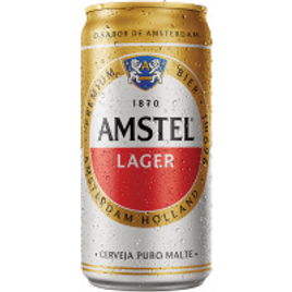 Imagem da oferta Cerveja Lager Puro Malte Amstel Lata 269ml