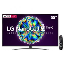 Imagem da oferta Smart TV LED 55" LG 55NANO86 NanoCell IPS Wi-Fi Bluetooth 120Hz - 55NANO86SNA
