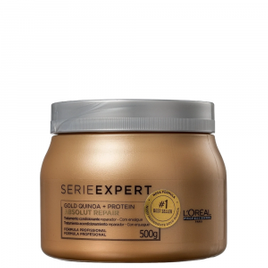Imagem da oferta Máscara Capilar L'Oréal Professionnel Serie Expert Absolut Repair Gold Quinoa + Protein 500ml