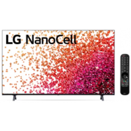 Imagem da oferta Smart TV 75'' LG NanoCell 4K UHD 3 HDMI 2 USB Wi-Fi ThinQAI - 75NANO75